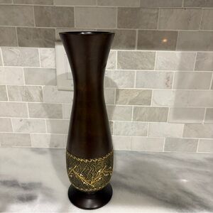 Elegant Wooden Vase